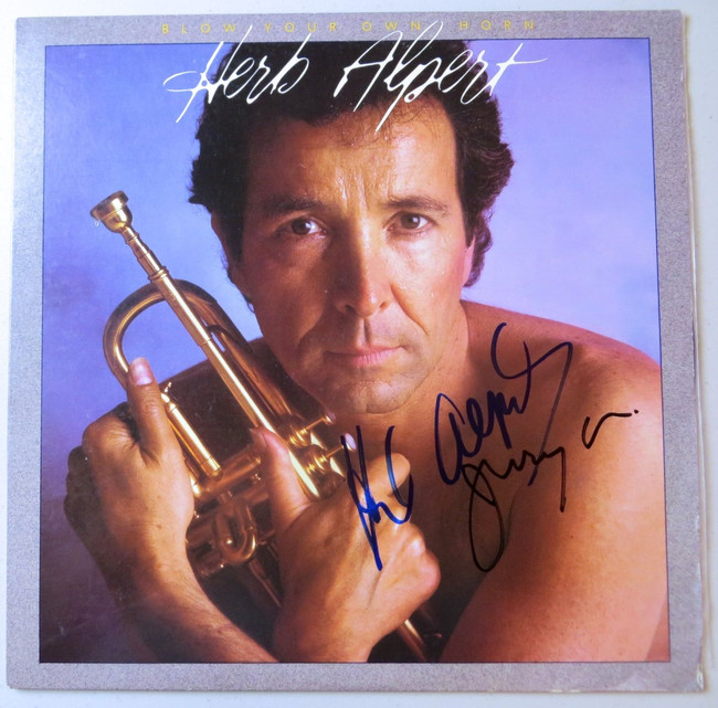 Herb Alpert Jerry Moss Signed Autographed Album Cover Tijuana Brass JSA II59809