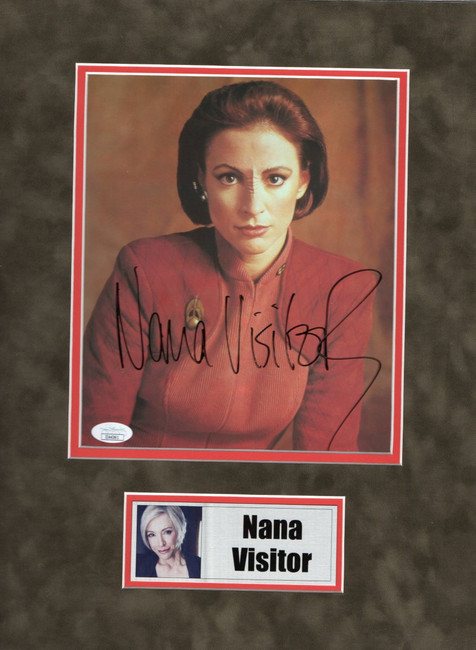 Nana Visitor Signed Autographed Matted 8X10 Photo Star Trek DS9 JSA II44361