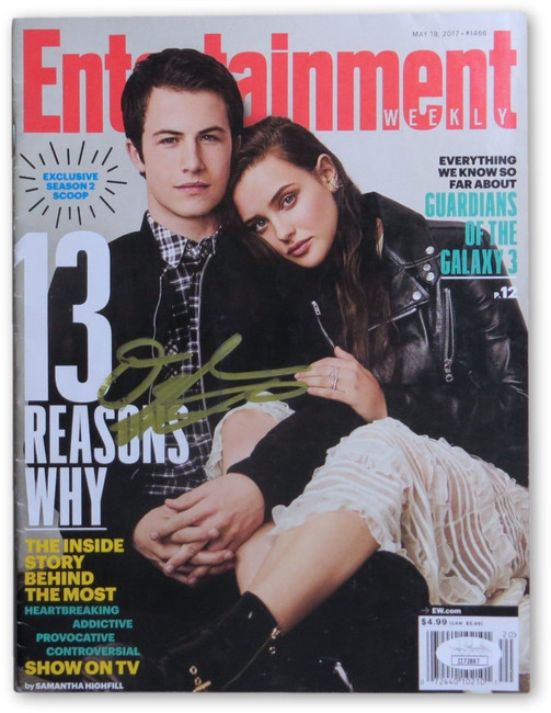 Dylan Minnette Signed Autographed Magazine 13 Reasons Why JSA