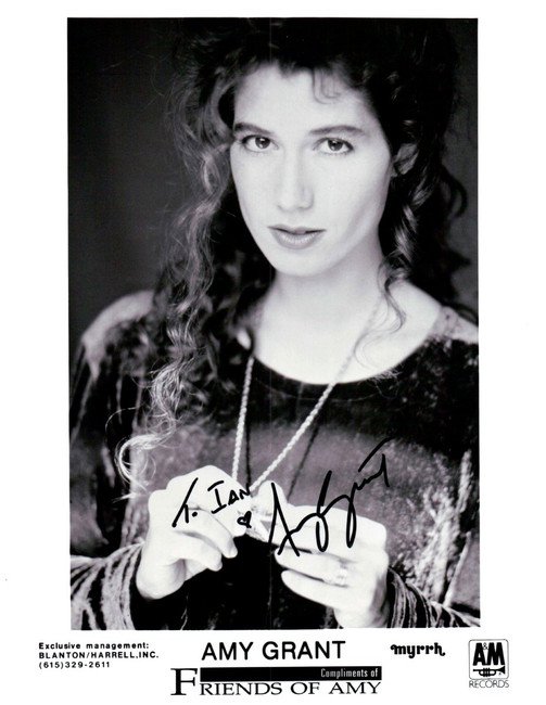 Amy Grant Signed Autographed 8X10 Photo Promo Head Shot JSA JJ41153