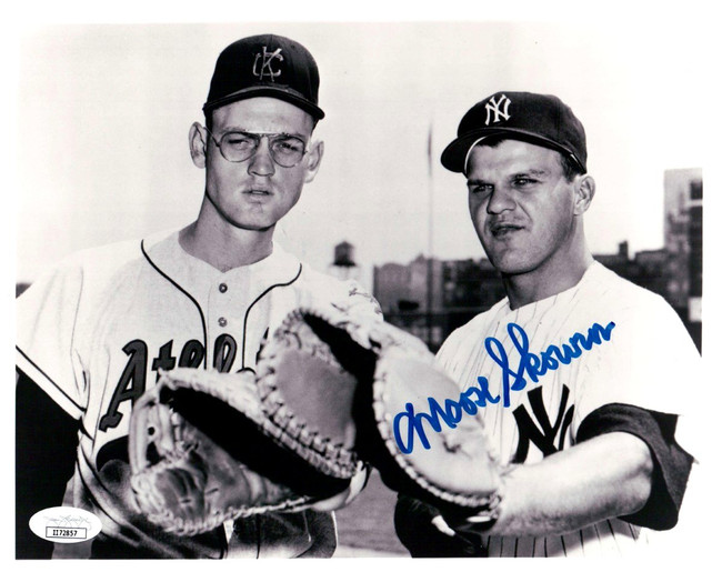 Bill Moose Skowron Signed Autographed 8X10 Photo Yankees Vintage JSA II72857