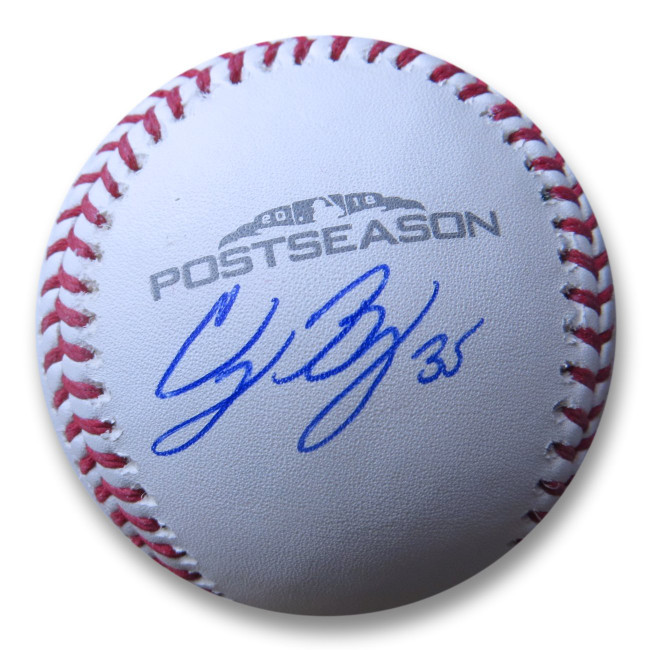 Cody Bellinger Signed Autographed 2018 Postseason Baseball Dodgers PSA 8A57469