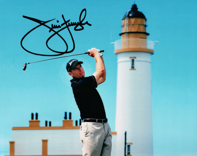 Jim Furyk Signed Autographed 8X10 Photo PGA Golfer Lighthouse Shot w/COA