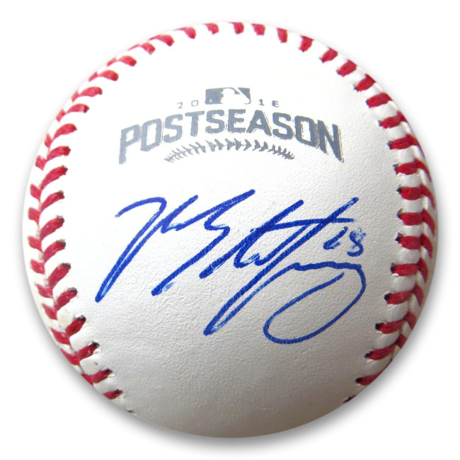 Ross Stripling Signed Autographed 2016 Post Season Baseball Dodgers GV917413