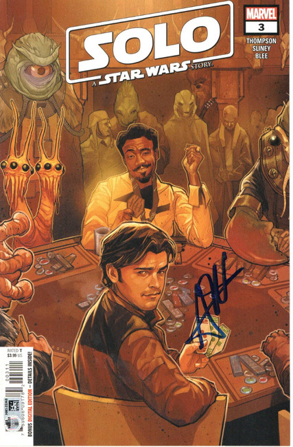 Alden Ehrenreich Signed Autographed Comic Book Solo A Star Wars Story SW221364