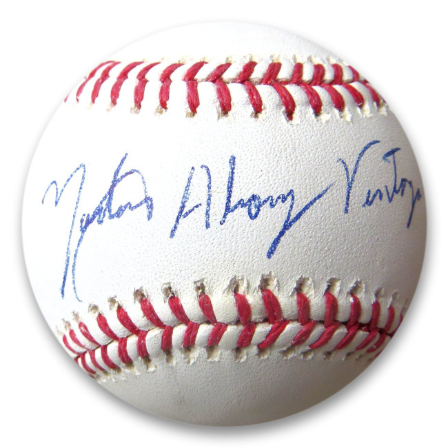 Yadier Alvarez Signed Autograph MLB Baseball Full Sig Dodgers Viva Cuba GV917452