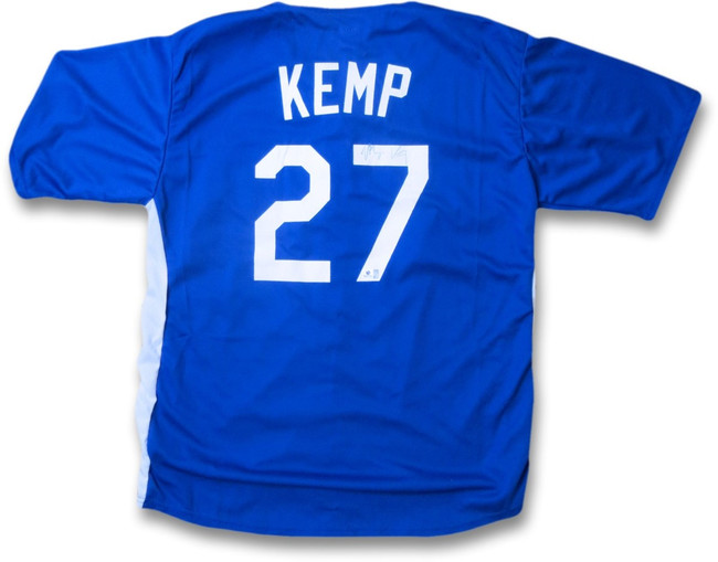 Matt Kemp Signed Autographed Jersey LA Dodgers State Farm Promo GV917091