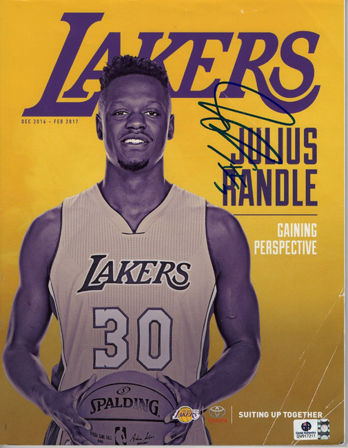 Julius Randle Signed Autographed Team Magazine 2017 Los Angeles Lakers GV917211