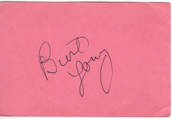 Burt Young Signed Autographed 4X6 Index Card Rocky JSA JJ41586