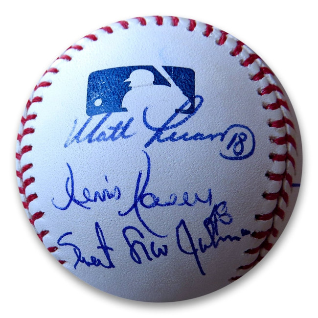LA Dodgers Multi Signed Autographed Baseball Sweet Lou Johnson Ashley GV917478
