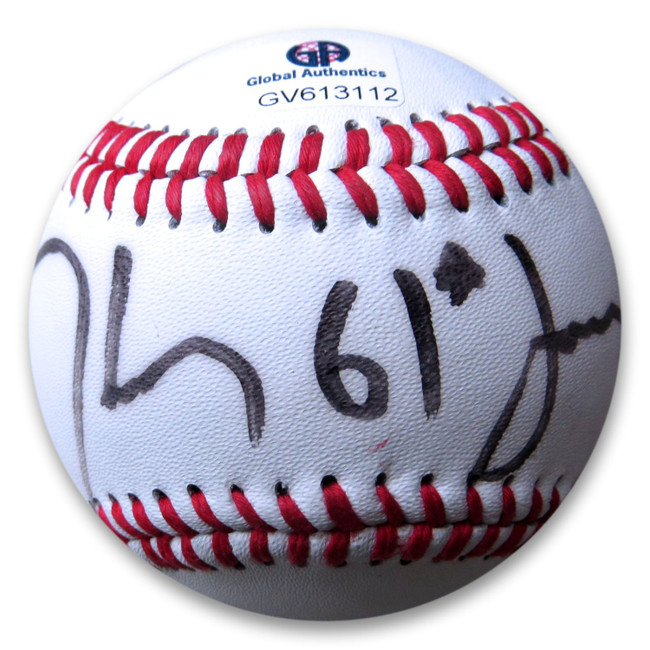 Thomas Jane Signed Autographed Baseball *61 Mickey Mantle GV613112