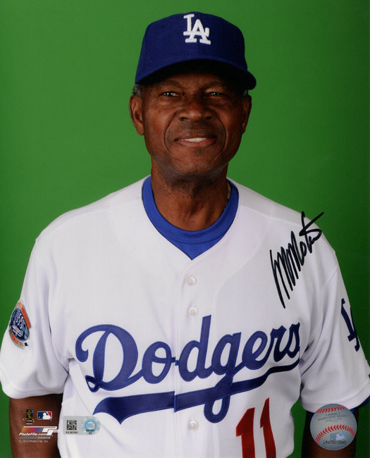 Manny Mota Signed Autographed 8X10 Photo LA Dodgers Coach MLB EK867681