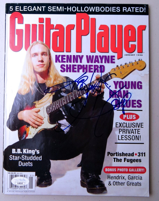 Kenny Wayne Shepherd Signed Autographed Magazine Guitar Player JSA LL48145