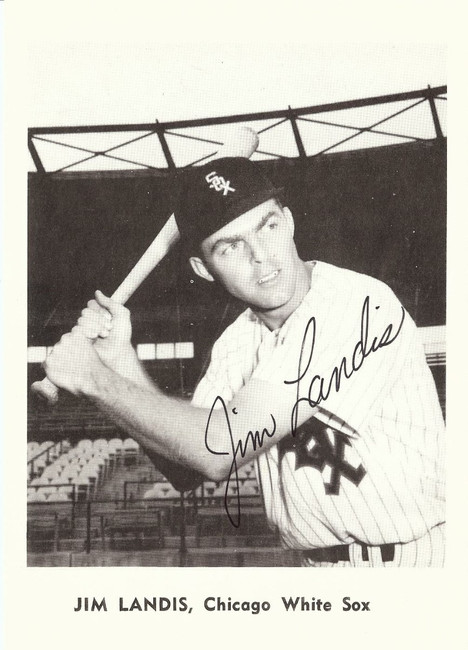 Jim Landis Signed Autographed 5X7 Photo 1961 Jay Publishing White Sox COA