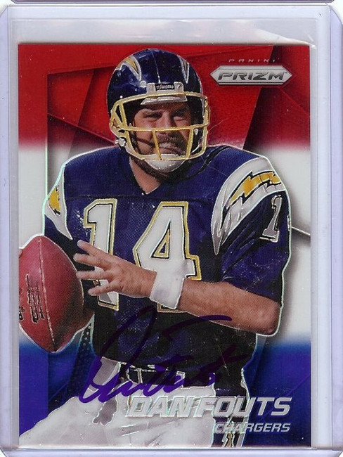 Dan Fouts 2014 Panini Prizm Red/White/Blue Autograph Chargers #66 GX31480