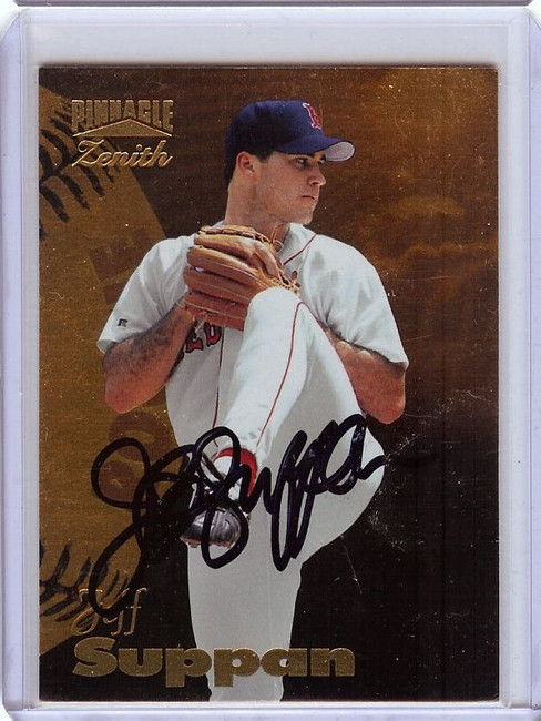 Jeff Suppan 1996 Pinnacle Zenith RC Signed Autograph Boston Red Sox #109 GX31504