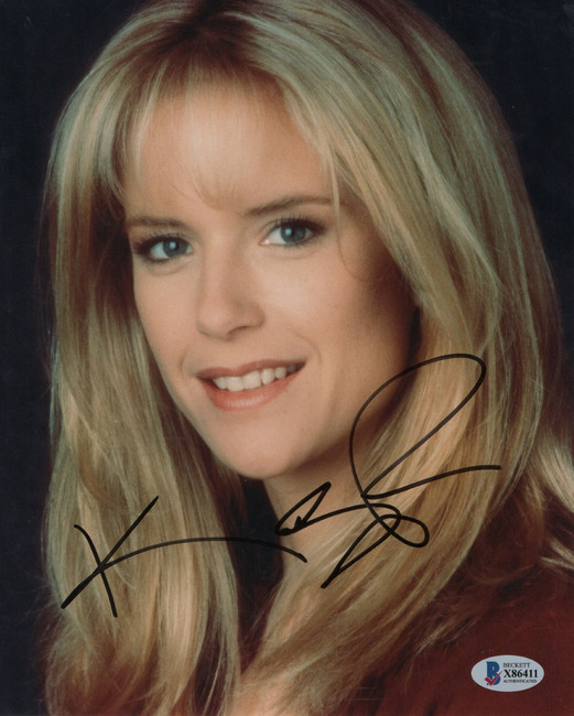 Kelly Preston Signed Autographed 8X10 Photo Vintage Close-Up Headshot BAS X86411