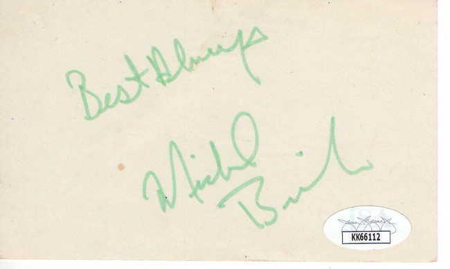 Michael Biehn Signed Autographed Index Card Terminator Kyle Reese JSA KK66112