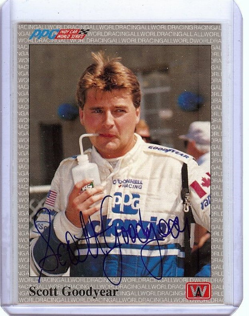 Scott Goodyear Signed Autographed 1991 PPG Indy Car Trading Card