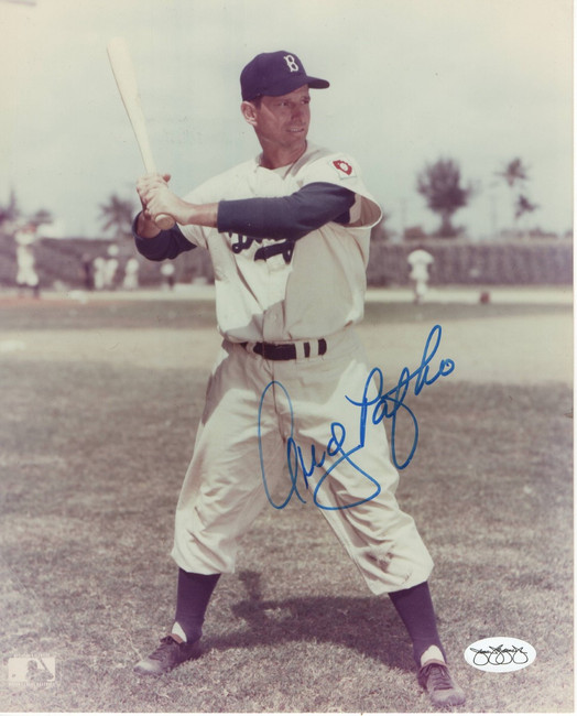 Andy Pafko Signed Autographed 8X10 Photo Vintage Brooklyn Dodgers JSA