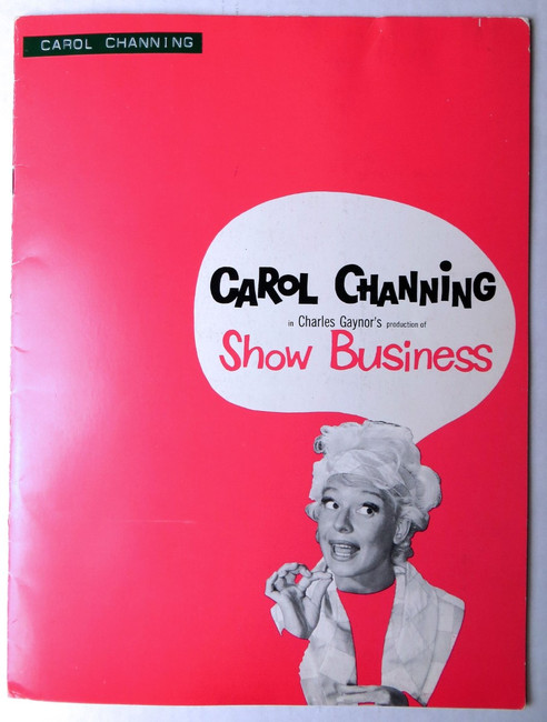 Carol Channing Signed Autographed Program Show Business BAS AA51106