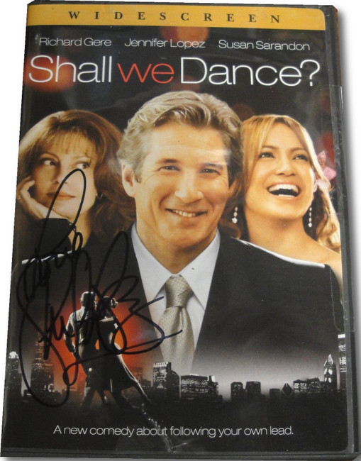 Jennifer Lopez Shall We Dance Autograph DVD Hand Signed on Plastic cover COA