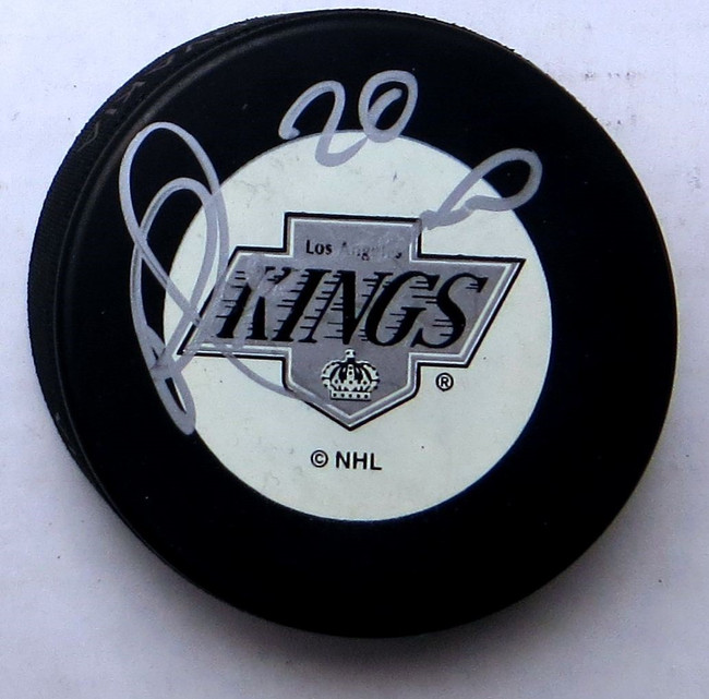 Ray Ferraro Signed Autographed Hockey Puck Los Angeles Kings PSA AJ57520