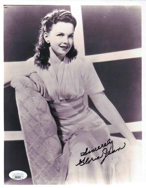 Gloria Jean Signed Autographed 8X10 Photo Legendary Actress JSA QQ62661