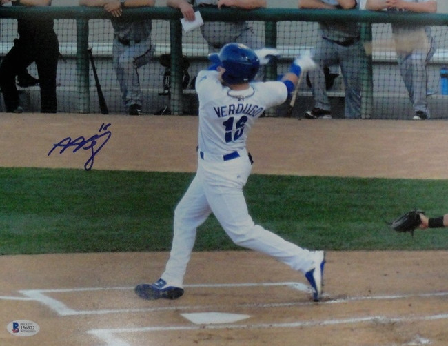 Alex Verdugo Signed Autographed 11X14 Photo LA Dodgers Quakes #18 Beckett COA