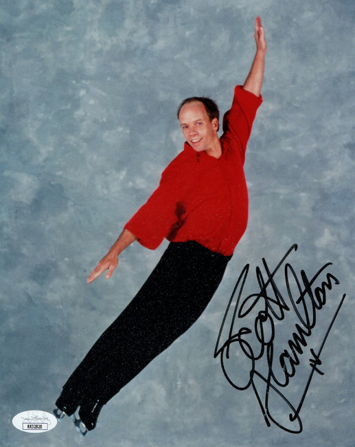 Scott Hamilton Signed Autographed 8X10 Photo Figure Skating Legend JSA RR32820