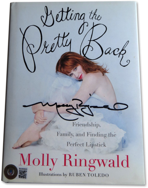 Molly Ringwald Signed Autographed Hardcover Book Getting Pretty Back BAS BA89895