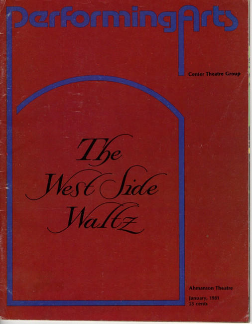 Katharine Hepburn Signed Autographed Program The West Side Waltz BAS AB02101