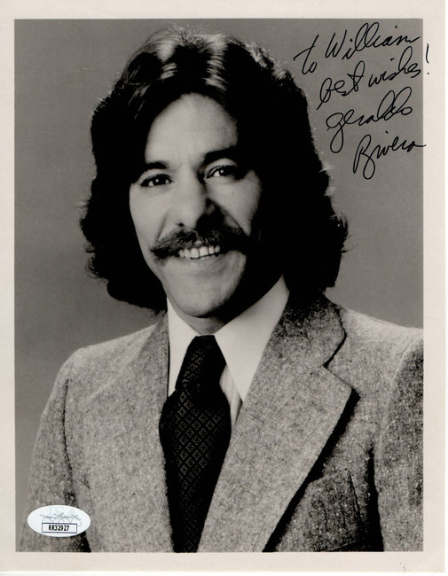 Geraldo Rivera Signed Autographed 7X9 Photo Talk Show Host FOX News JSA RR32927