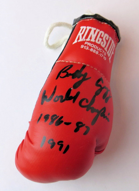 Bobby Czyz Signed Autographed Mini Boxing Glove "World Champion" GV819116