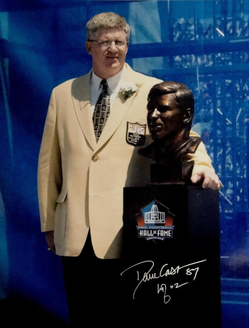 Dave Casper Hand Signed Autographed 16x20 Photo Hall Of Fame Induction COA