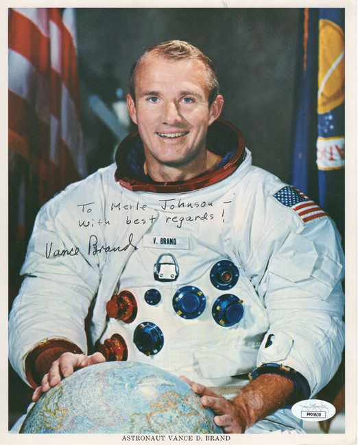 Vance Brand Signed Autographed 8X10 Photo NASA Astronaut JSA PP05630