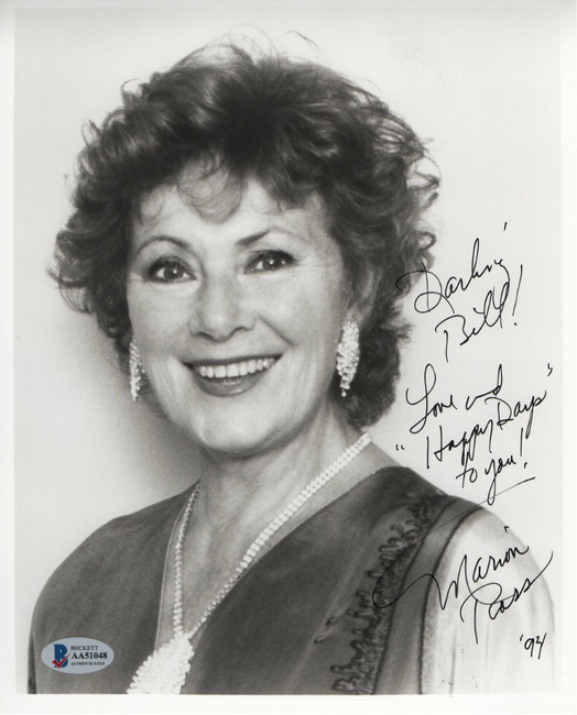 Marion Ross Signed Autographed 8X10 Photo Happy Days Mrs. C BAS AA51025