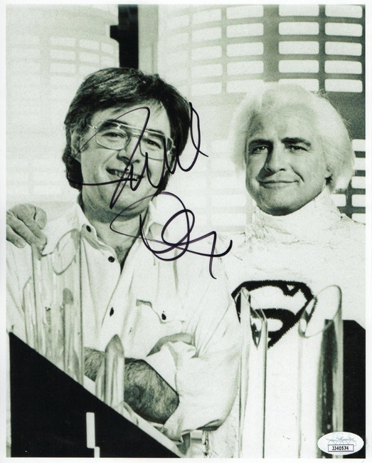 Richard Donner Signed Autographed 8X10 Photo Superman Director JSA JJ40574