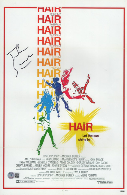 John Savage Signed Autographed 11X17 Photo Hair Movie Poster BAS BB59597