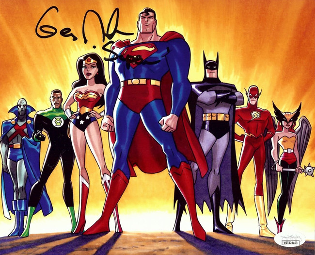 George Newbern Signed Autograph 8X10 Photo Justice League Superman JSA Witness C