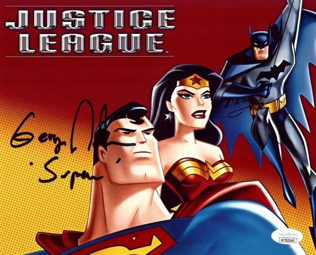 George Newbern Signed Autograph 8X10 Photo Justice League Superman JSA Witness B