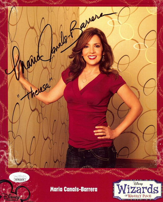 Maria Canals-Barrera Signed Autographed 8X10 Photo Waverly Place JSA Witnessed