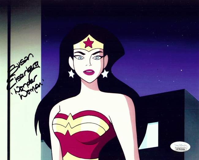 Susan Eisenberg Signed Autographed 8X10 Photo Justice League Wonder Woman JSA B