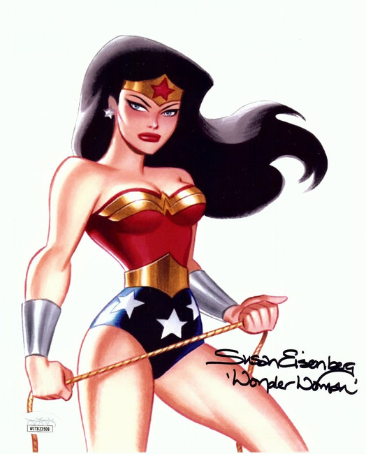 Susan Eisenberg Signed Autographed 8X10 Photo Justice League Wonder Woman JSA D