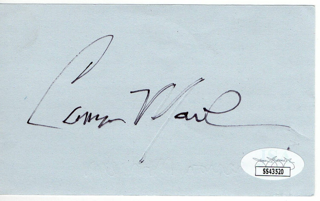 Camryn Manheim Signed Autographed Index Card The Practice JSA SS43520