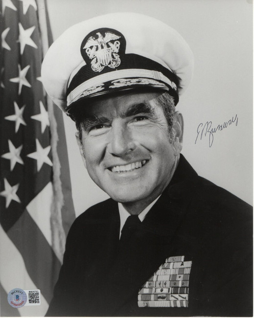 Elmo Zumwalt Signed Autographed 8X10 Photo Navy Legendary Admiral BAS BB59763