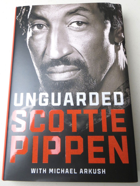 Scottie Pippen Signed Autographed Hardcover Book Unguarded Chicago Bulls JSA