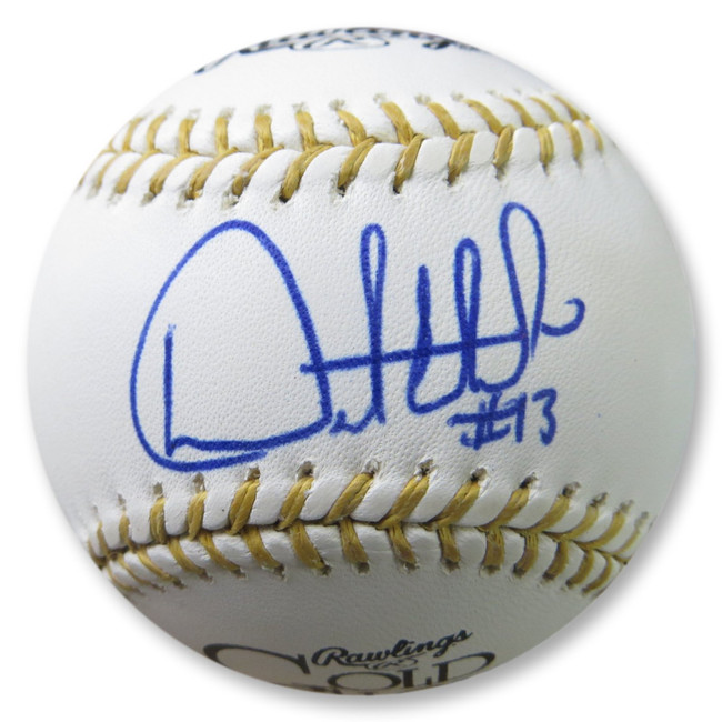 Orlando Hudson Signed Autographed Gold Glove Baseball Los Angeles Dodgers S1339