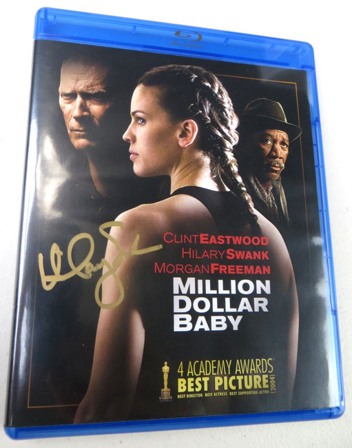 Hilary Swank Signed Autographed Blu-ray Cover Million Dollar Baby JSA A