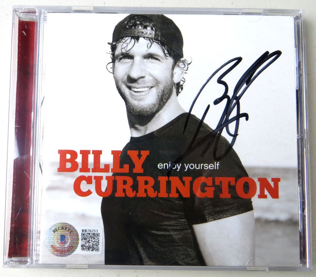 Billy Currington Signed Autographed CD Cover Enjoy Yourself BAS BB76251
